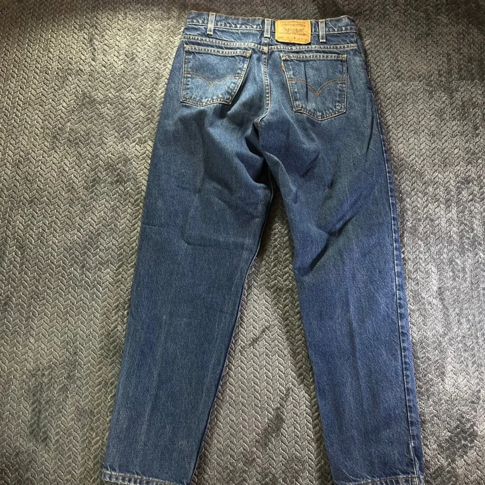 Levi Strauss 550 Orange Tab men's Relaxed Fit Tapered Leg‎ Blue Denim W32 L30